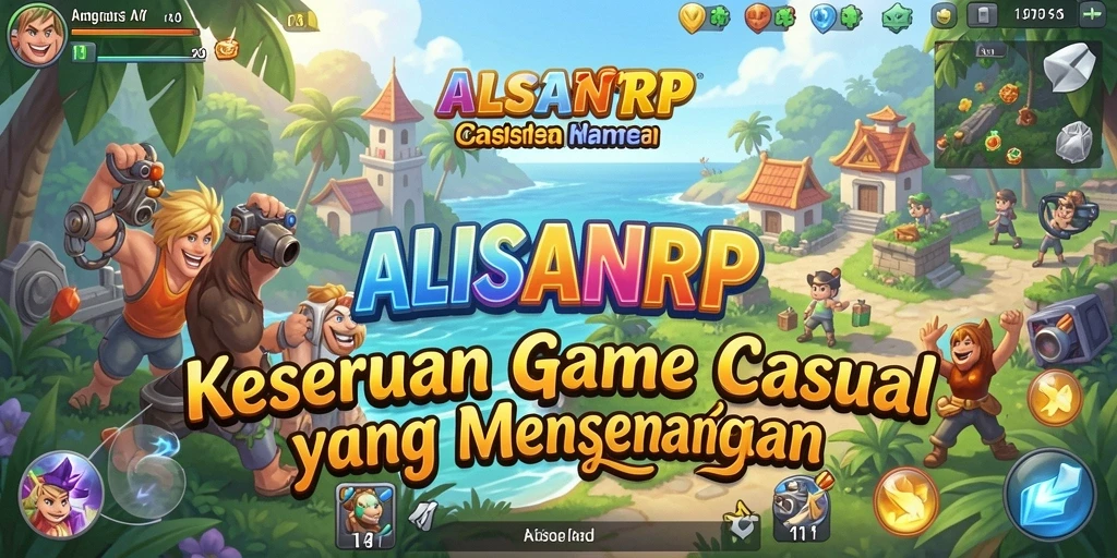 Tampilan gameplay seru dan menyenangkan di ALISANRP.