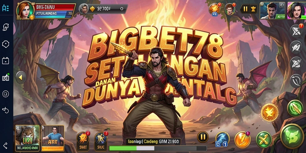 Tampilan gameplay seru dan menantang di BIGBET78.