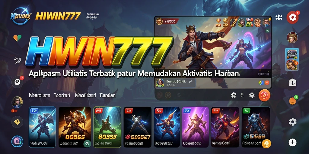 Tampilan antarmuka HIWIN777 yang intuitif dan mudah digunakan.
