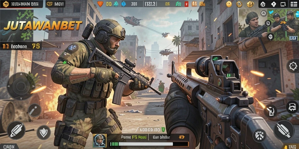 Gameplay menarik dan intens dalam JUTAWANBET.