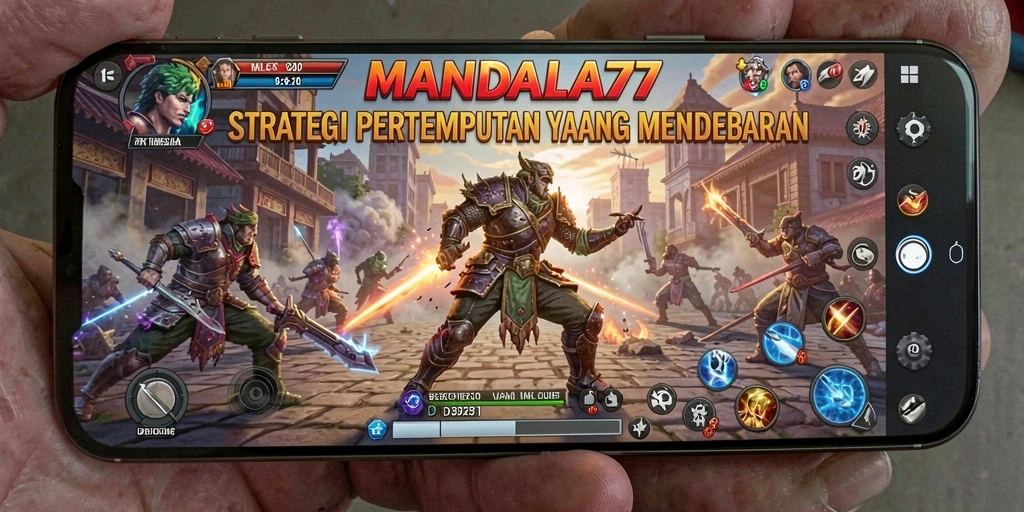 Tampilan gameplay MANDALA77 yang menegangkan dan estrategis.