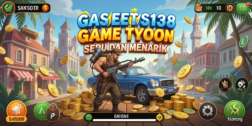 Menampilkan gameplay seru dari SATSET138 dengan elemen Tycoon yang mendebarkan.