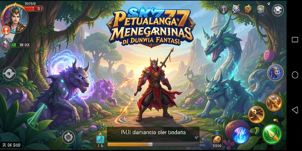 Tampilan gameplay <strong>SKY77</strong> yang menegangkan dan penuh petualangan.