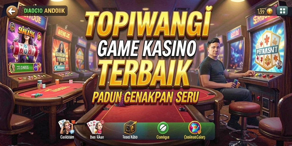 Screenshot gameplay seru dari TOPIWANGI yang menampilkan suasana Kasino.